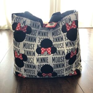 Minnie Mouse Large Tote Bag Shopping Bag Beach Bag Weekend, Picnic New
